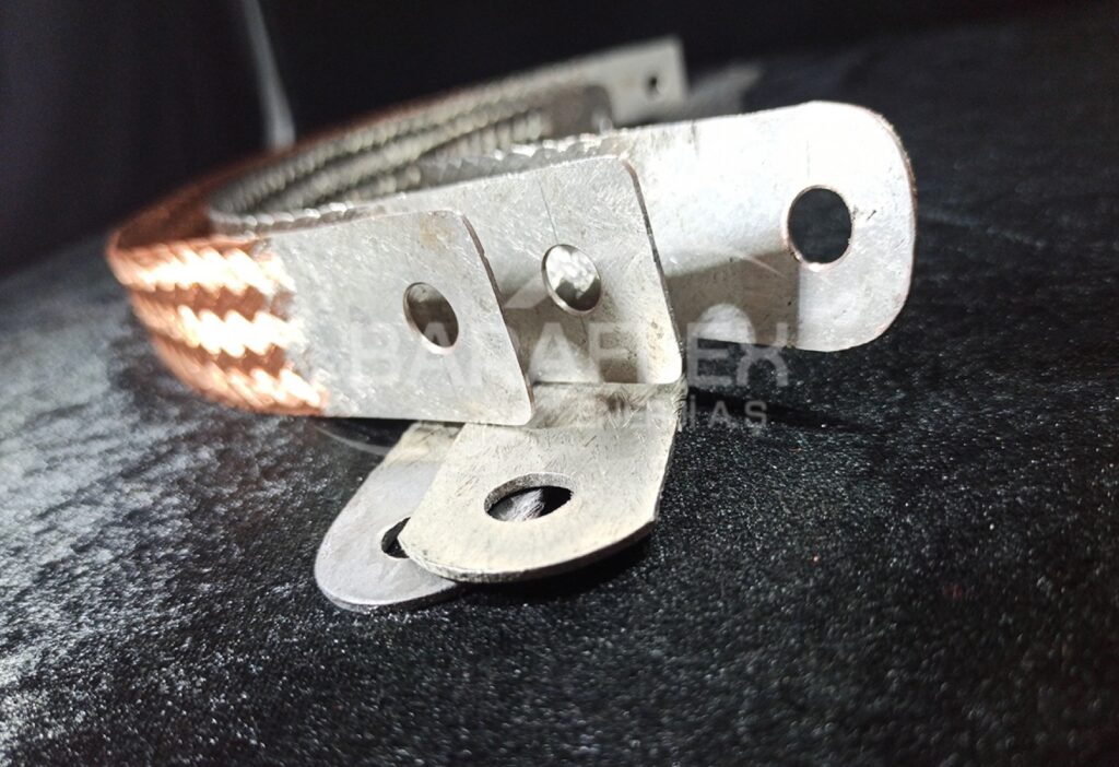 Kaynaklı Örgülü Bakır Bantlar